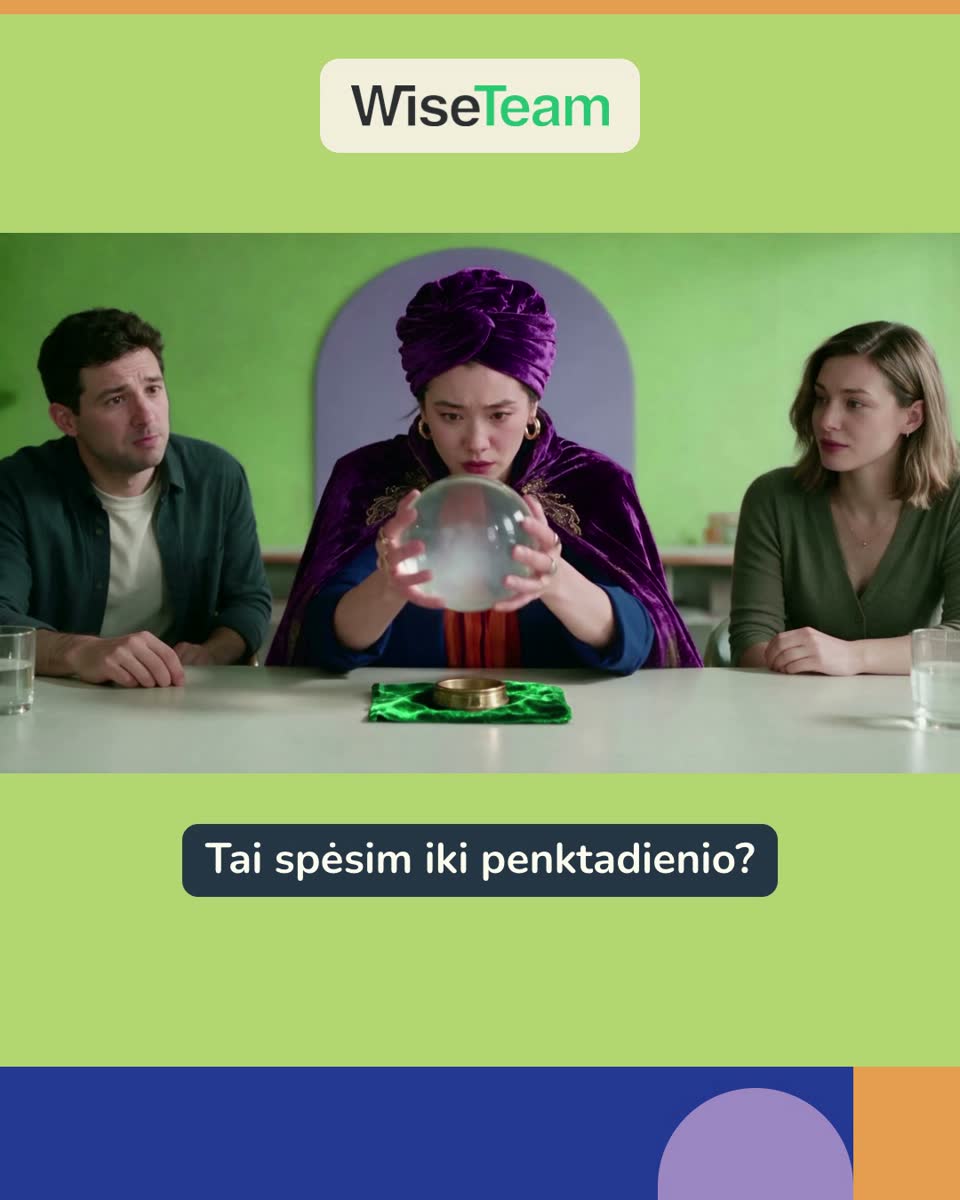 Komanda pas aiškiaregę su krištoliniu rutuliu - 4:5 formatas